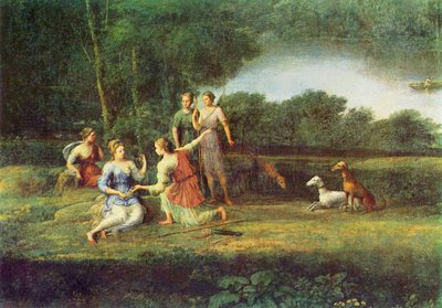 Egeria Mourns Numa by Claude Lorrain